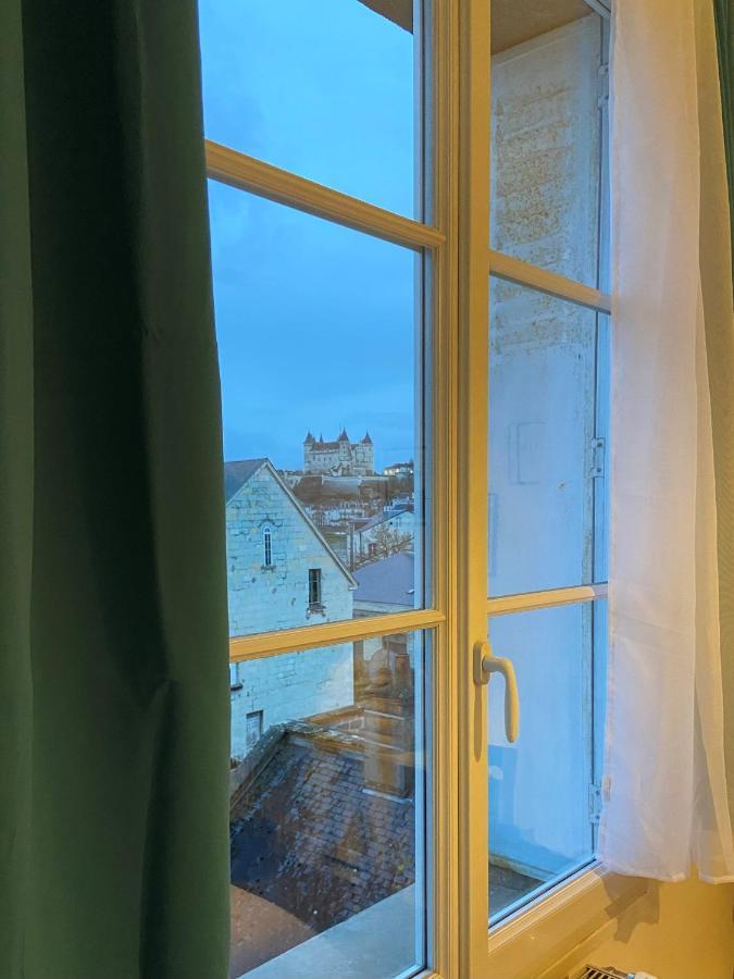 La Terrasse Saumuroise - Vue Chateau & Loire 외부 사진